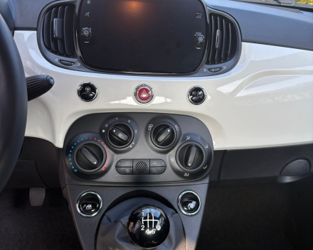 Fiat 500 1.0 Hybrid - wit - € 13.300